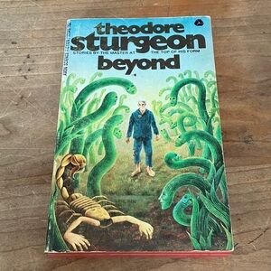 Vintage 1970 sci-fi Theodore Sturgeon stories Beyond in paperback